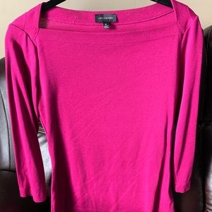Bright pink long sleeved top The Limited XS